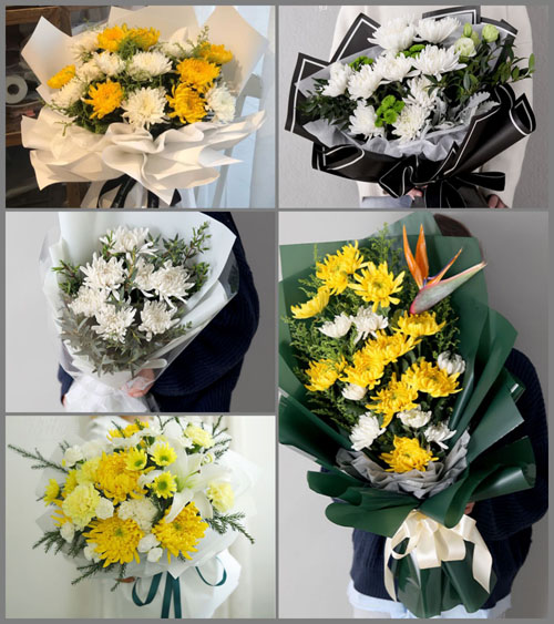 广东揭阳市惠来县靖海镇沫港村白事花束代送